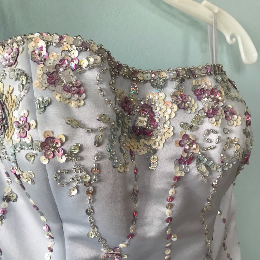 Fairytale Blue/Gray Prom Dress